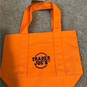 New Trader Joe's  Orange Tote Bag